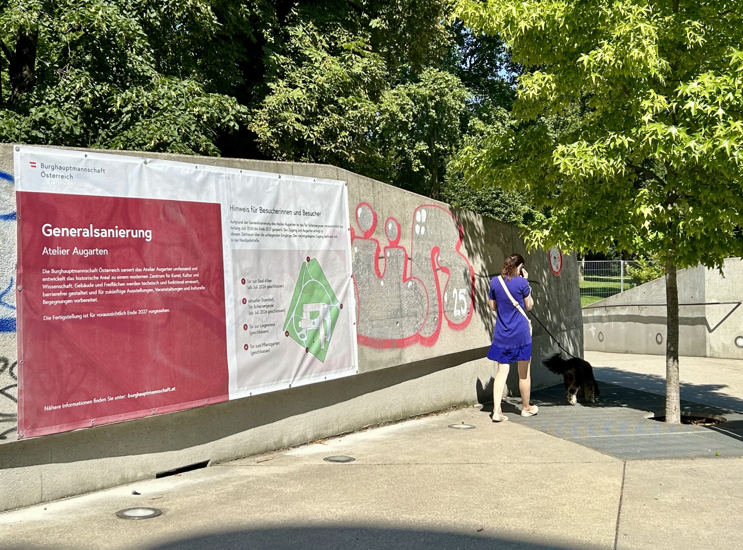 Atelier Augarten wird komplett gesperrt