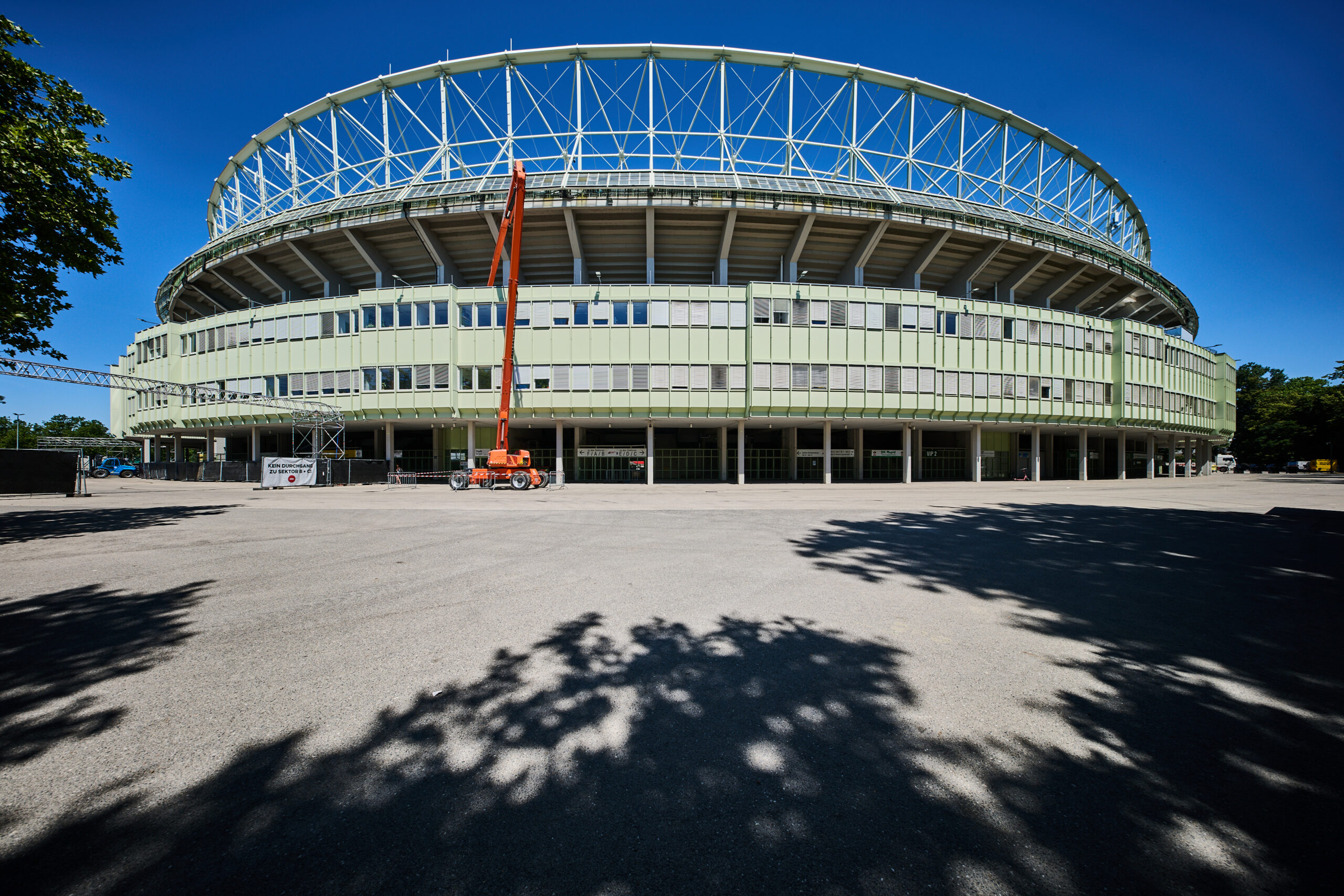 Das Ernst-Happel-Stadion im Wiener Prater