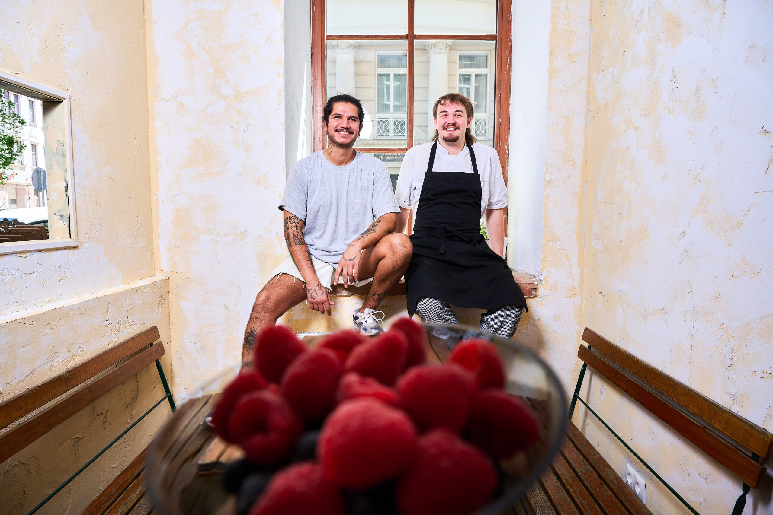 Der Betreiber und der Koch von Tisch+Matte