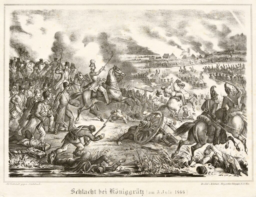 Gemälde von der Schlacht bei Königgrätz, 1866