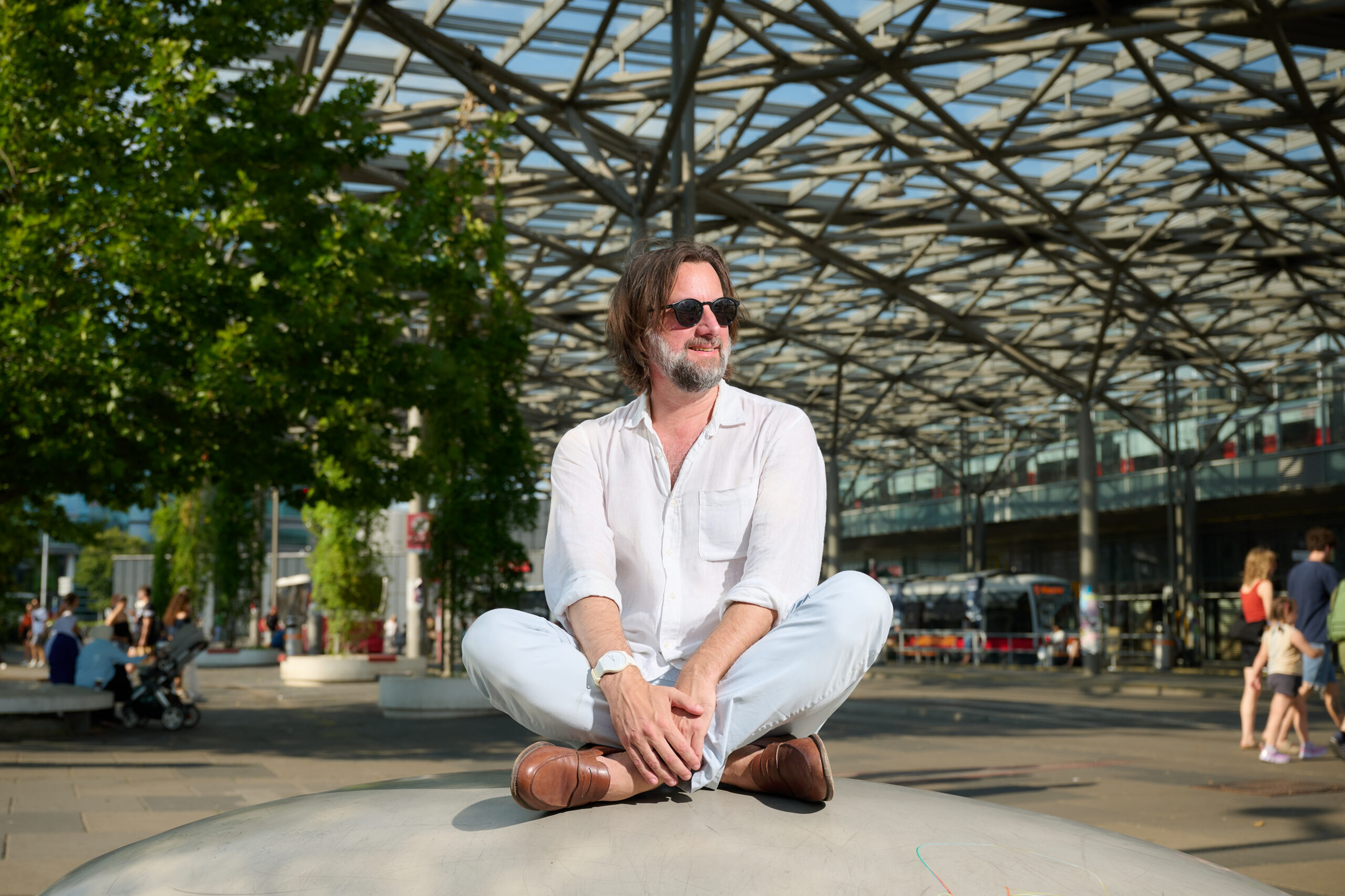 Architekt Eric Tschaikner am Praterstern