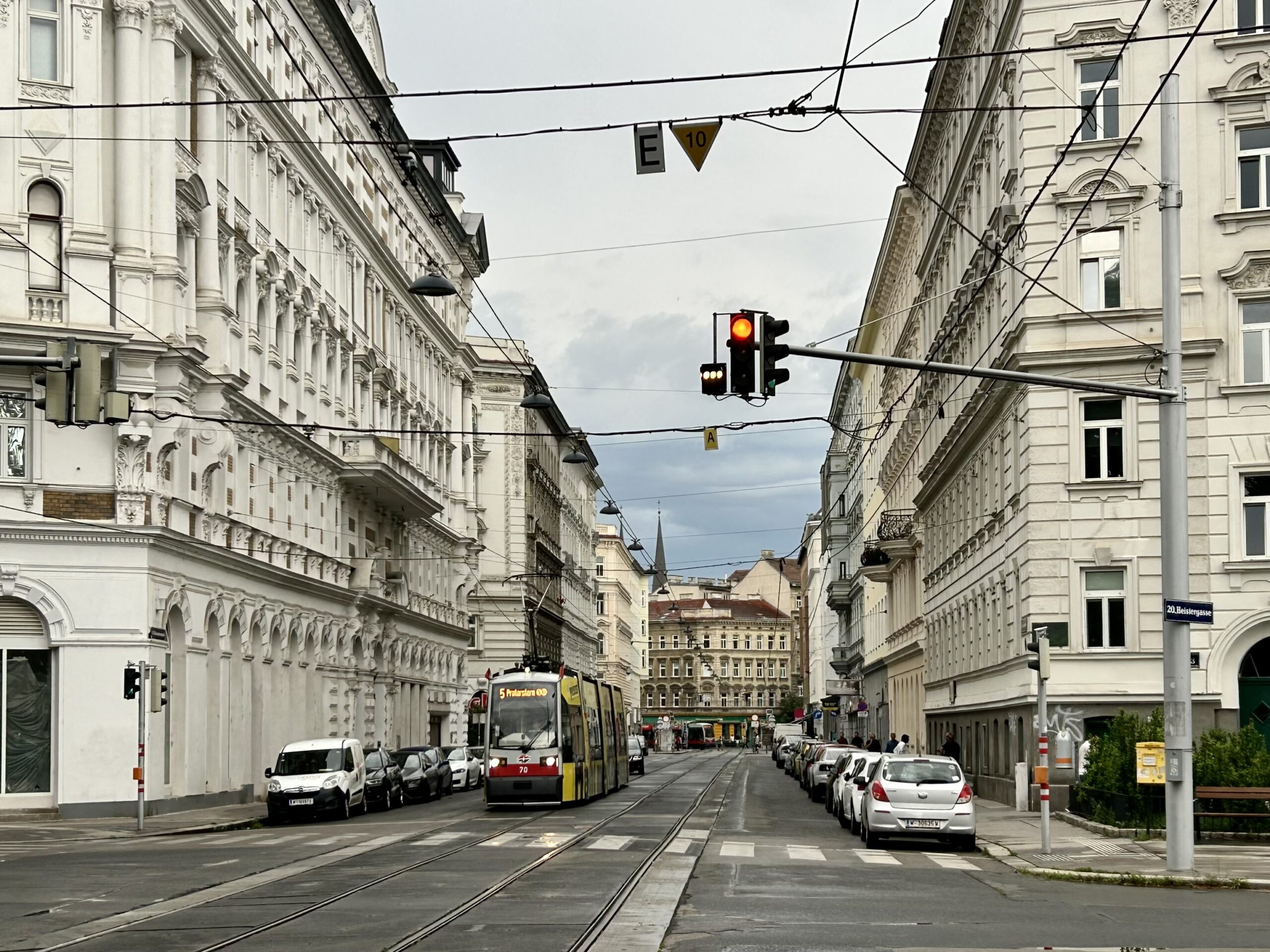 Linie 5 in der Rauscherstraße