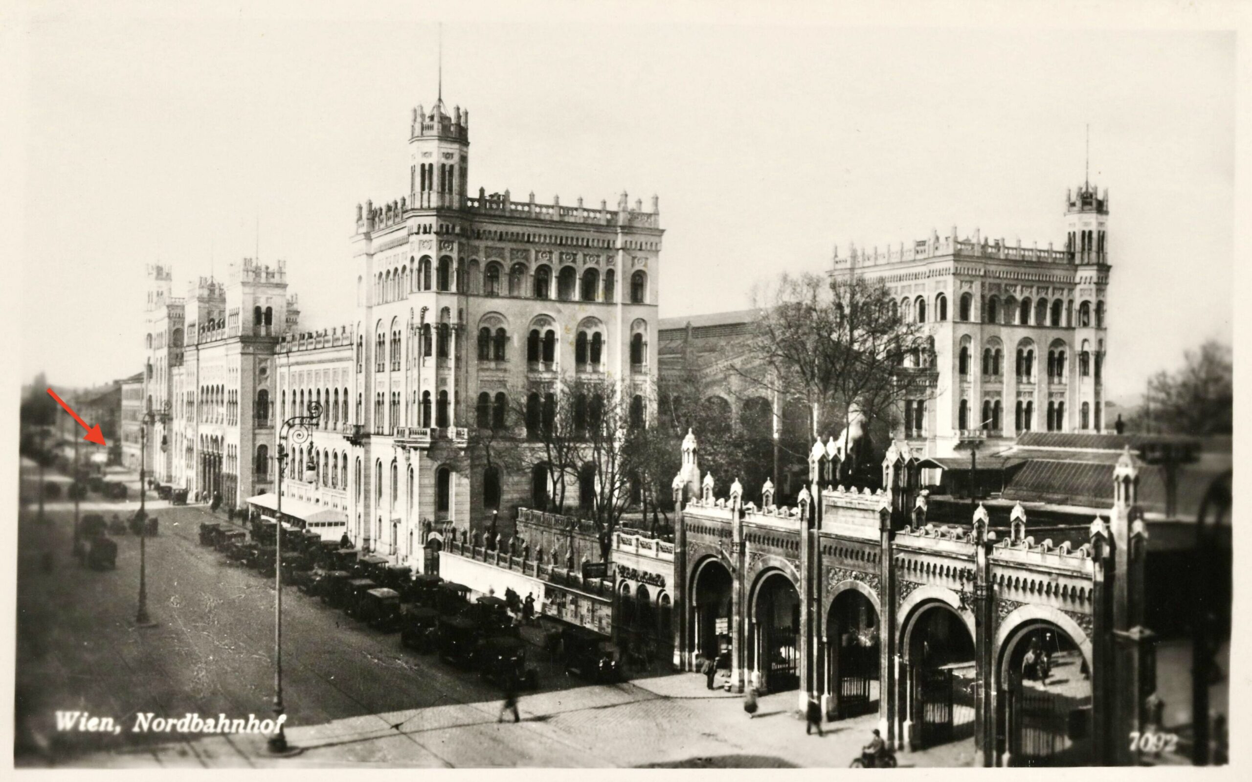 Der Wiener Nordbahnhof im Jahr 1940