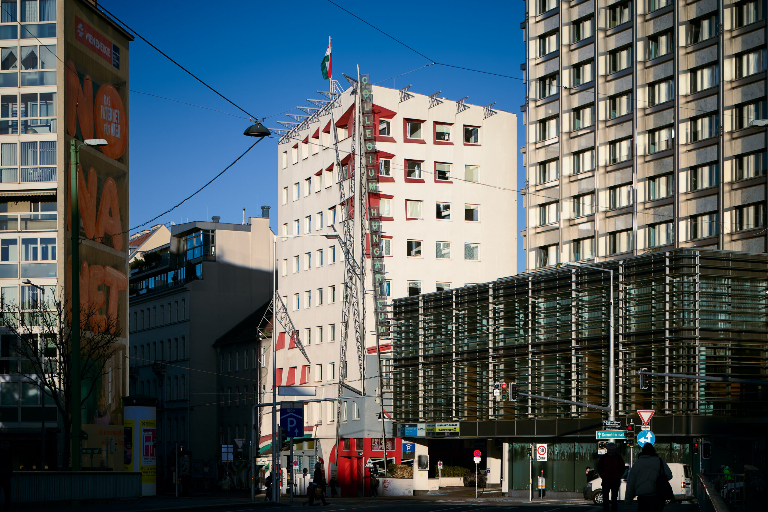 Das Gebäude des ungarischen Kulturinstituts in der Hollandstraße