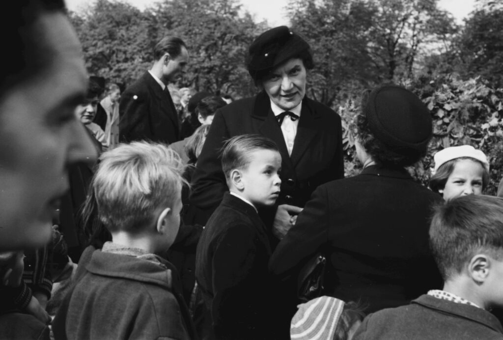 Das Begräbnis von László Rajk am 6. Oktober 1956 in Budapest